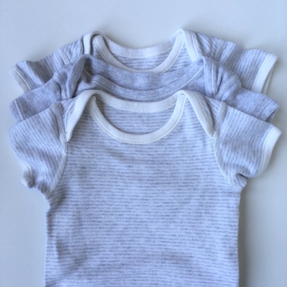 100% Cotton One Piece Bodysuits | Set of 3 | 6-9M - Picture 2 of 5